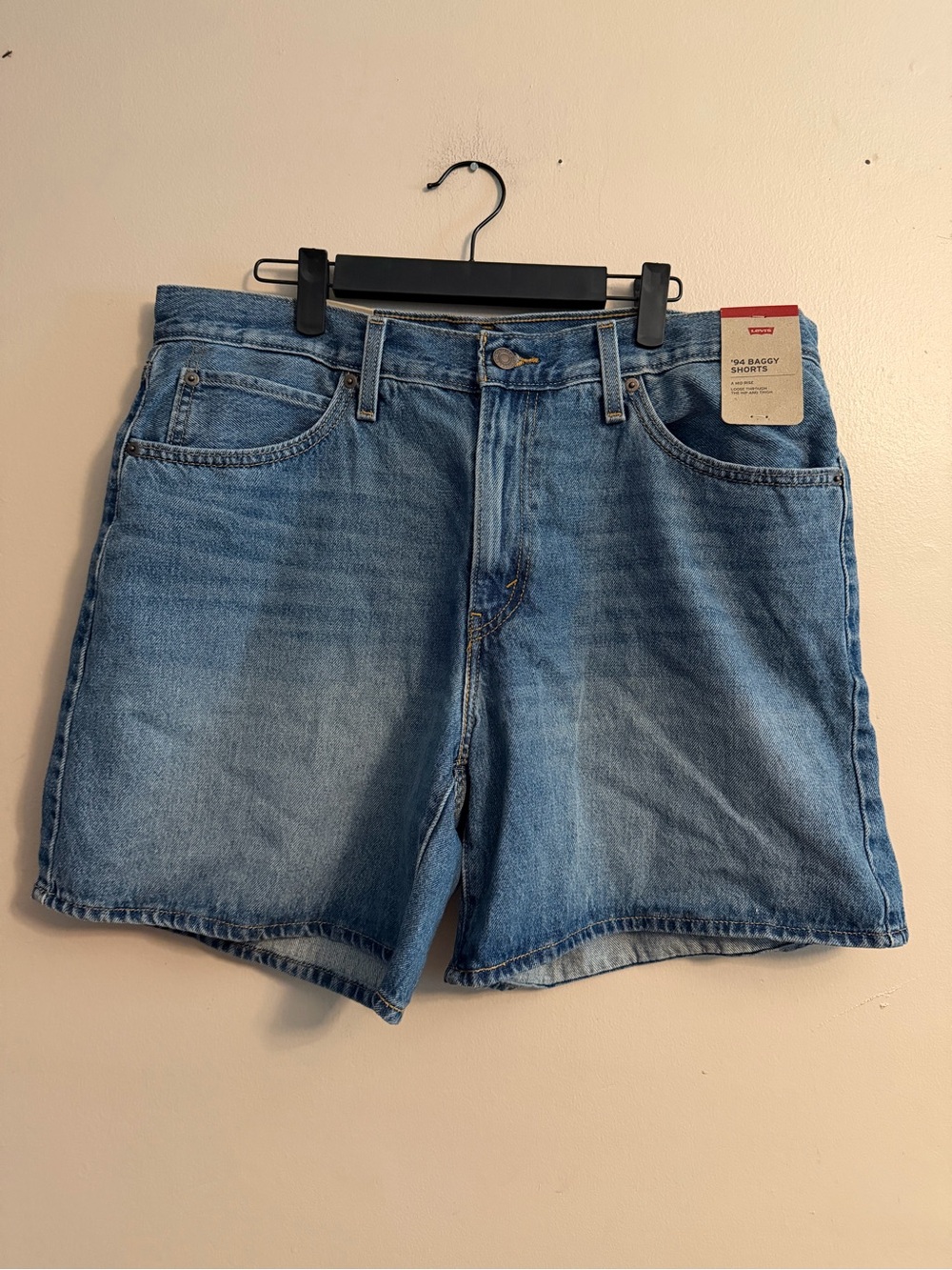 Levi's Light Blue Denim Jean Shorts